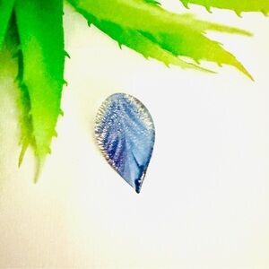 Blue and Gold Glass Pendant